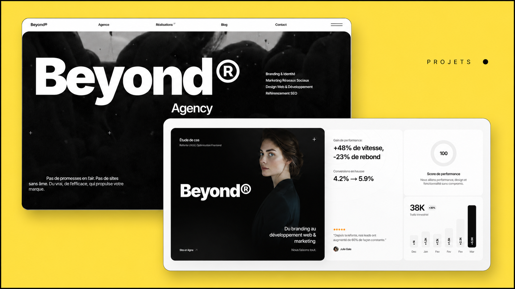 Aperçu de projet Beyond Agency