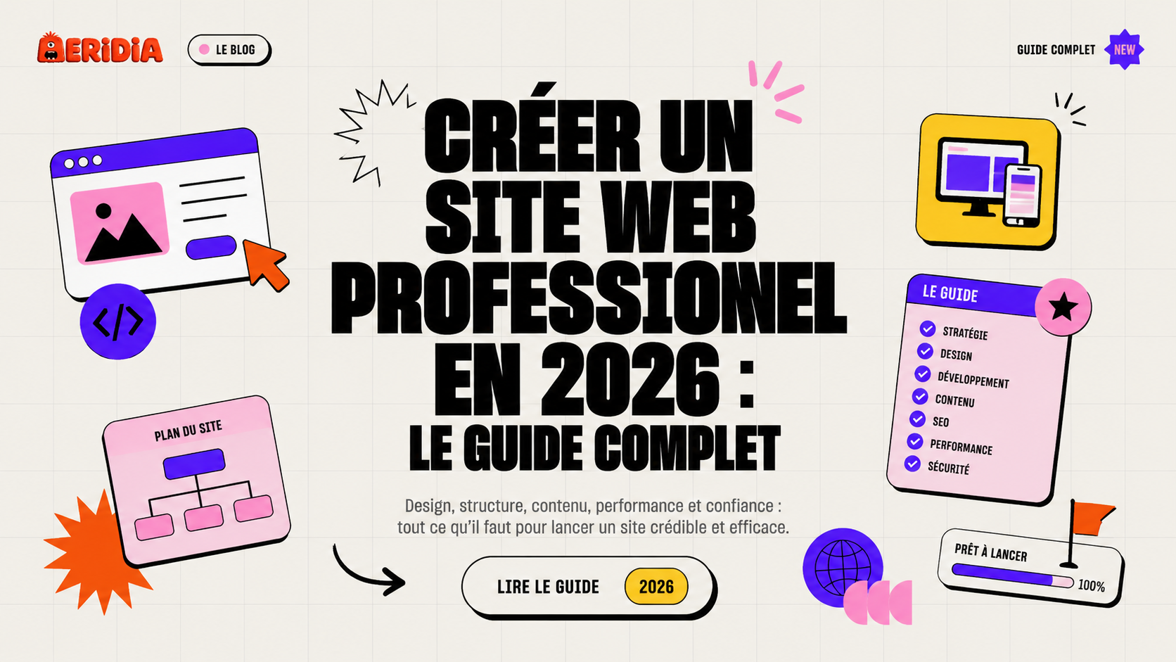Créer un site web professionnel en 2025 : le guide complet